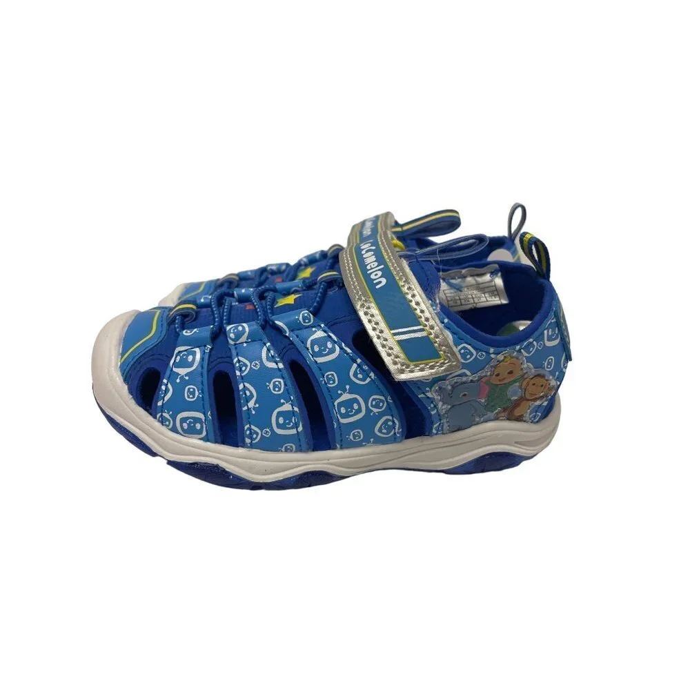 NEW! Cocomelon Blue Light Up Sport Sandal Light Up Boy's Size 10